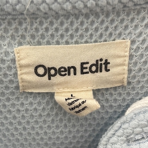 OPEN EDIT Shortsleeve Sweatshirt Size L - Picture 4 of 4